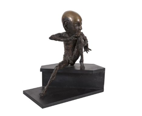 Rowan Gillespie (b.1953)The Devil's AdvocateBronze, 34cm high (13½'')Signed 6/9, 1987Provenance: Acquired from the Solomon Ga