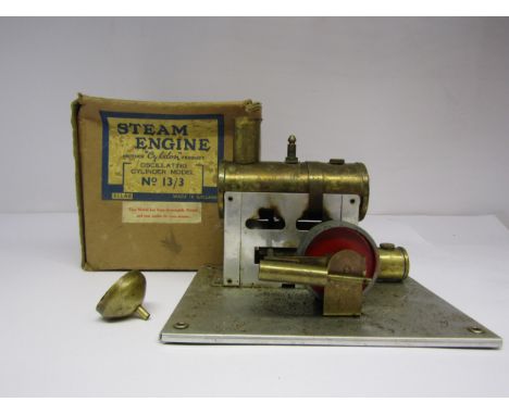A boxed Cyldon no. 13/3 Oscillating Cylinder Model live steam stationary engine 