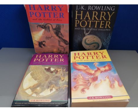 4 X HARRY POTTER BOOK BY J K ROWLING INCLUDES 1ST EDITION