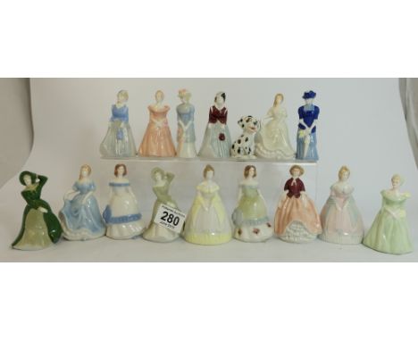 A Collection of Wade My Fair ladies figures to include Amanda, Sarah, Rachel, Diane , Emma, Anita, Lucy, Lisa, Rebecca, Kate,