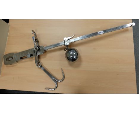 Cooperative Wholesale butchers hanging balance scales