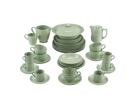 Spode Hemish Green tea and dinnerware