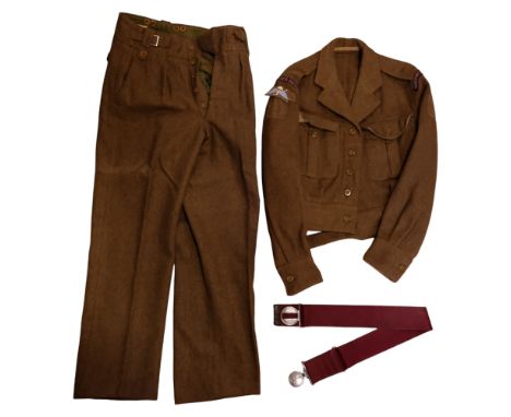 A Parachute Regiment 1949 Pattern Battledress blouse and trousers