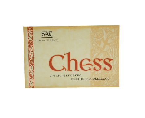A Studio Anne Carlton "Isle of Lewis" boxed chess set