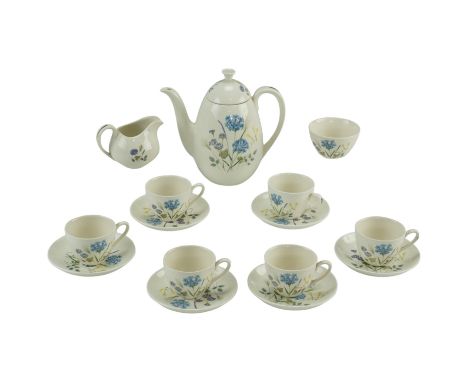 A Ridgway Country Garden coffee set