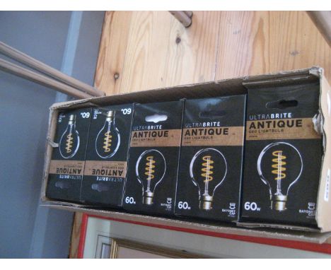 10 ANTIQUE STYLE LIGHT BULBS
