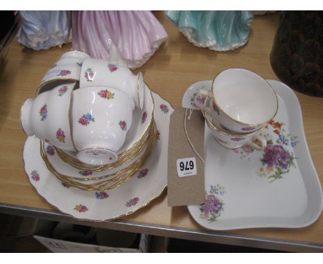 CROWN ROYAL PART TEA SERVICE ETC