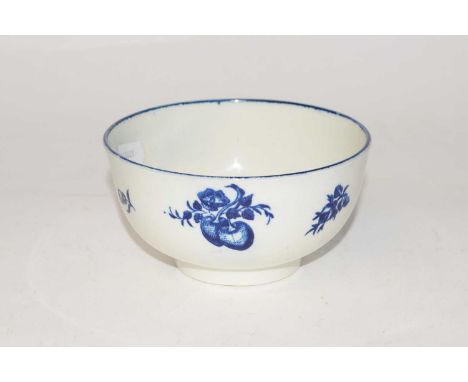 A Caughley bowl with fruit design