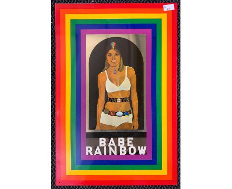 Peter Blake (b.1968), 'Babe Rainbow', screenprint on tin, commissioned and distributed by Dodo Designs, London from an editio