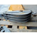 Triple Pulley Block 2" Circ. Wire Rope SWL 15 Ton