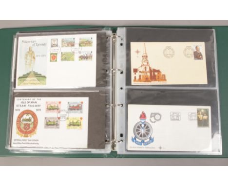 An album of British and World first day covers to include Guernsey, Germany, South Africa etc. 