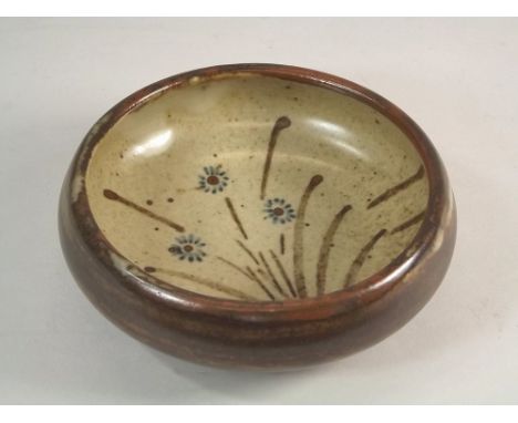 BERNARD LEACH?
A Leach Pottery small dish. Decoration probably by Bernard Leach? Diameter 12cm. Leach Pottery mark only. 