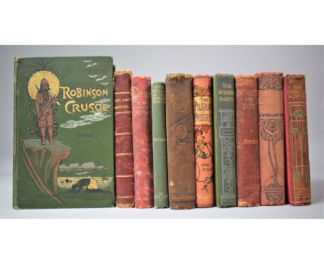 A Collection of Late 19th/Early 20th Century Published Books to Include The Pilgrims Progress, 1905 Edition Mrs Wiggs of The 