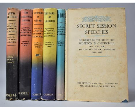 Five Volumes of Speeches by The Right Hon. Winston S Churchill to Include Twelfth Edition (May 1947) of Into Battle, Third Ed