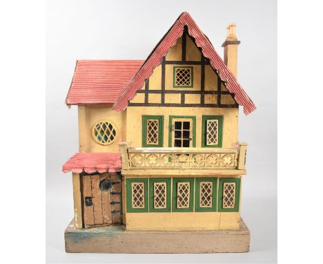 A Vintage Dolls House, 47cm Wide 