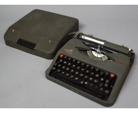A Vintage Empire Aristocrat Cased Manual Portable Typewriter 
