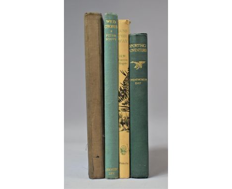 A Collection of Books on a Topic of Wildfowl and Sporing to Include 1937 October Reprint of Sporting Adventure by J. Wentwort