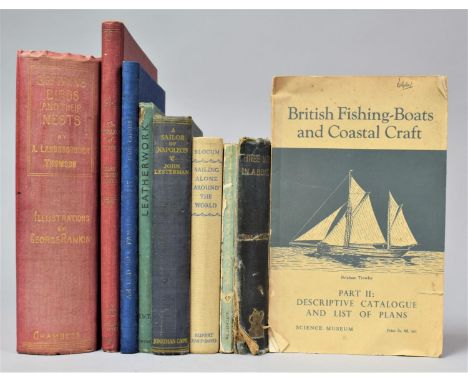 A Collection of Books and Ephera on a Topic of Sailing to Include 1948 Edition of Sailing Alone Around the World and Voyage o