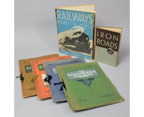 A Collection of Vintage Railway Ephemera to Include Four Editions of The Locomotive Magazine Souvenir C.1910-11, Together wit
