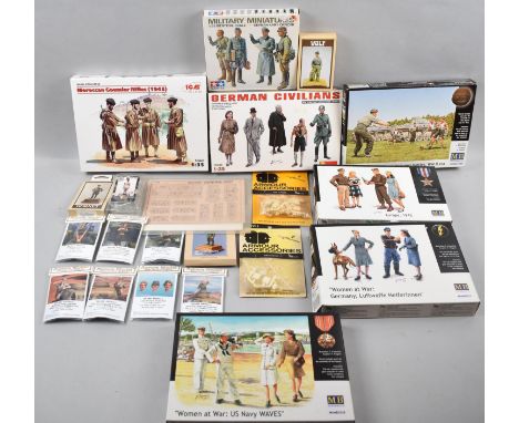 A Collection of Military Model Scale Figures to Include Seven Multi Sets, Ten Single Figures and Extras, All Have Been Checke