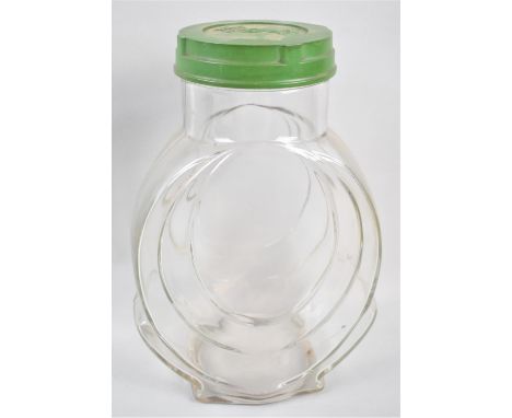 A Vintage Glass Sweet Jar for Lyons, 28cm high 