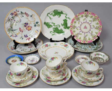 A Collection of Various Ceramics to comprise Part New Chelsea Floral Decorated Tea Set, Various Pin Dishes by Spode, Limoges,