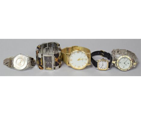 Three Various Ladies Modern Wrist Watches to Include Fossil, Swatch, Seiko etc 
