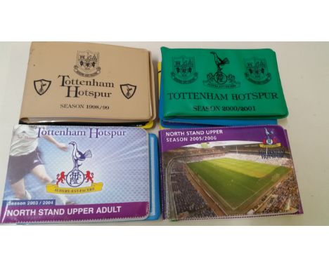 FOOTBALL, Tottenham Hotspur season ticket booklets, complete run from 1993 to 2010, VG, 17