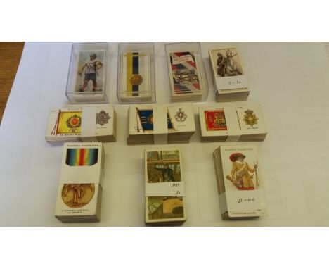 MILITARY, complete (10), inc. Mitchell Army Ribbons &amp; Badges; Players, Life on Board, War Decorations, Regimental Uniform