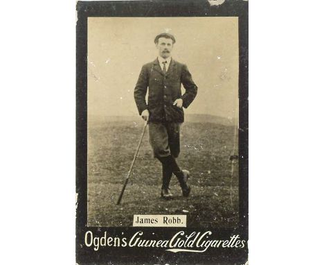 OGDENS, Guinea Gold (golfers), James Robb, Vardon v Braid at Eltham, teeing off (portrait), scuffing to black edges, G, 2
