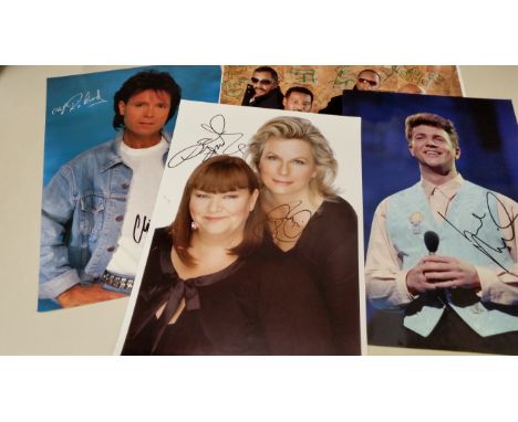 ENTERTAINMENT, signed photos, inc. Dawn French &amp; Jennifer Saunders, Robert Earl, Ruby Murray, Don Rennie, Humphrey Lyttel