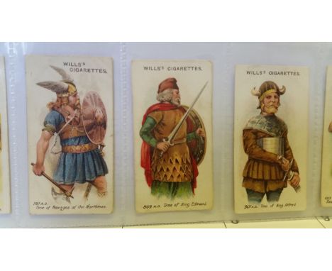 WILLS, overseas, part sets, inc. Arms &amp; Armour (62), Drum Horses (10), Flag Girls (42), British Army Uniforms (38), Regim