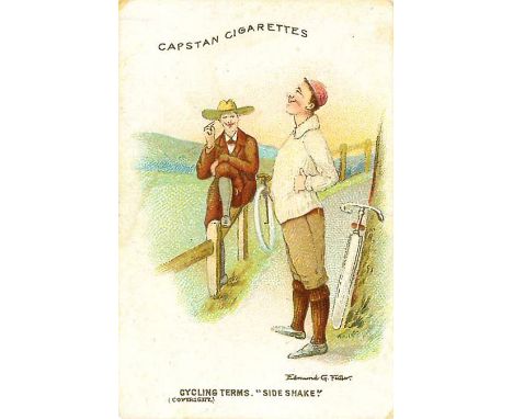 WILLS, Sporting Terms (Cycling), Side Shake, A Light Roadster &amp; A gear Case, Capstan fronts, Vice-Regal back (1), FR to g