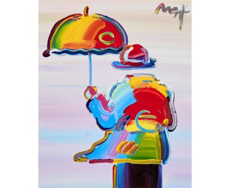 American, 1937-2023Umbrella ManSigned Max (ur)Acrylic on canvas24 x 20 inches (61 x 50.8 cm)Provenance:Acquired from the Pete