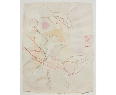 American, b. 1941#2, 1979Signed and dated #2 Lynda Benglis 12/79 (ll)Mixed media collage on paper33 x 27 inches (83.8 x 68.6 