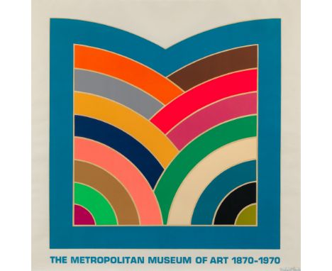 THE METROPOLITAN MUSEUM OF ART 1870-1970 Color screenprint poster, 1970, on wove paper, signed, dated and numbered 90/250 in 