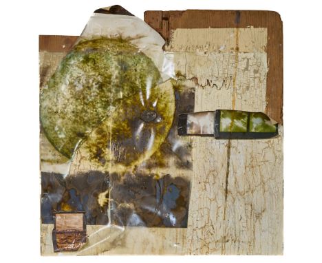 American, b. 1961Untitled, 1992-1993Signed and dated 92-93 on the reverseMixed media with gelatin silver prints, plastic, and