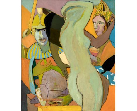 American, 1905-1990 Nude, 1957Signed and dated Humbert Howard 57 (lr)Oil on canvas38 x 31 3/4 inches (96.5 x 80.6 cm)Provenan