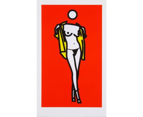 WOMAN TAKING OFF MAN'S SHIRTColor screenprint, 2003, published by K21 Kunstsammlung Nordrhein-Westfalen, Dusseldorf, with ful