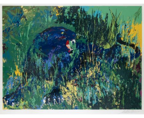 BLACK PANTHERColor screenprint, 1975, on wove paper, signed and numbered 70/300 in pencil, with full margins, framed.Image 28