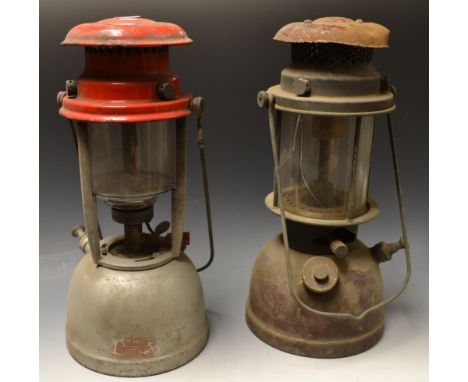 A paraffin lamp; another (2)