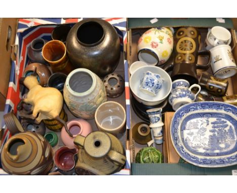 Ceramincs- Denby jug, Arabesque coffee service; Poole; Prinknash etc. (2).