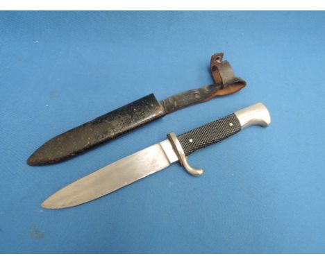 A Hitler Youth dagger, in metal scabbard