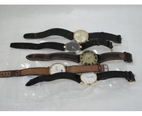 A small selection of wrist watches including Longines & Christian Dior 
