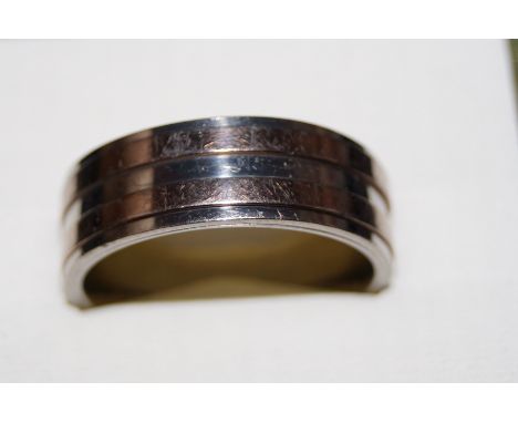 Gents titanium ring 