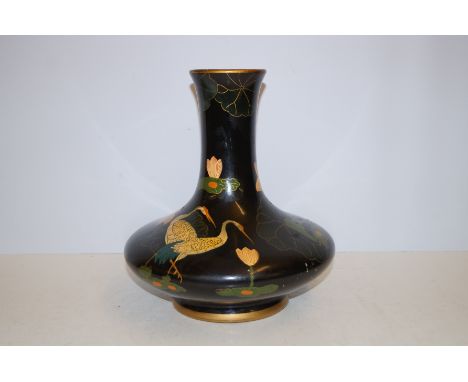 Ceramic squat vase 