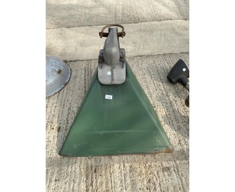 AN INDUSTRIAL STYLE LIGHT FITTING 