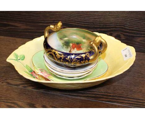 ROYAL VIENNA HAND PAINTED CIRCULAR DISH
along with other ceramics, including Royal Worcester, Royal Winton, and others (7)
