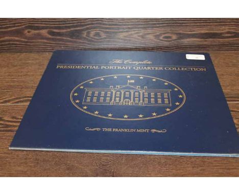 THE COMPLETE FRANKLIN MINT PRESIDENTIAL PORTRAIT QUARTER COLLECTION
comprising 44 legal tender New York State Quarters in unc