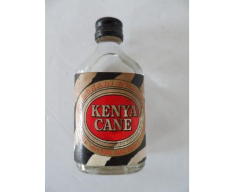 "Kenya Cane" miniature vintage bottle 